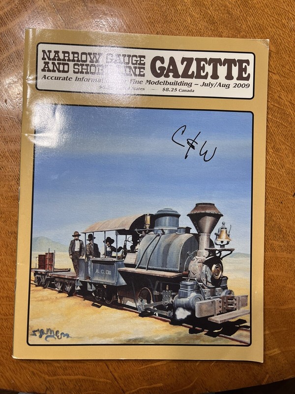 Narrow Gauge and Short Line Gazette Magazine July/August 2009 Volume 35 Number 3