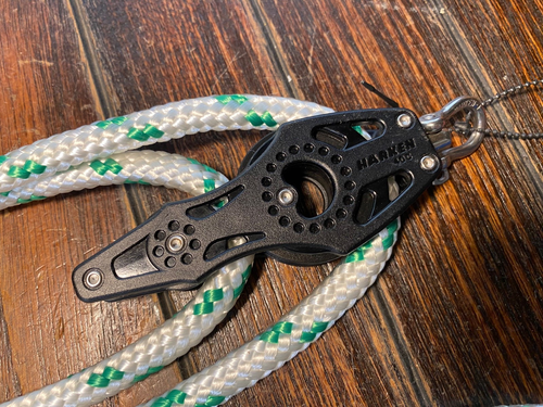 Nuevo bloque/aparejo Harken Carbo 40C 4:1, hoja principal, Vang con 40' nueva línea de 3/8" - Imagen 8 de 11