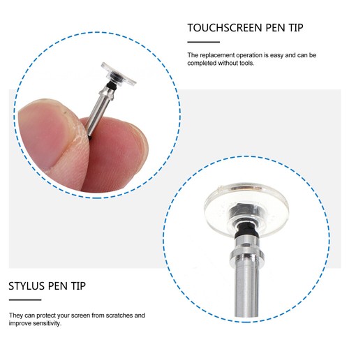 12pcs Disc Tip Precision Stylus Touch Screen Devices Tips Touch Screen Devices - Zdjęcie 4 z 12