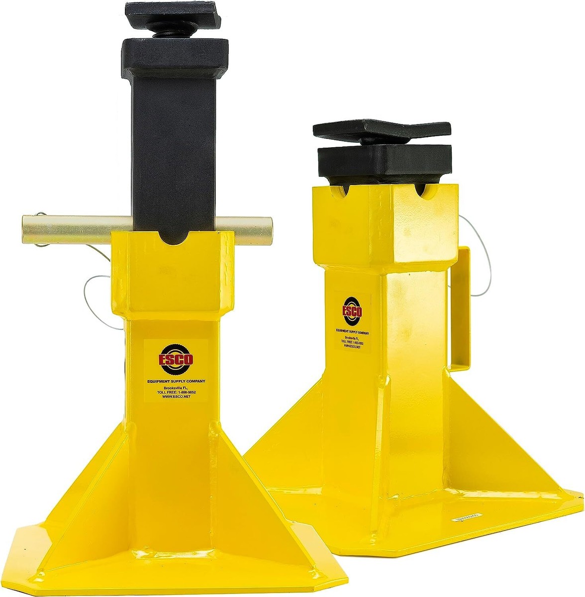 Esco 22 Ton Heavy Duty Jack Support Stands with Threaded