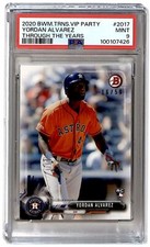 2020 Bowman Transcendent Rookie 16/50 Yordan Alvarez #2017 PSA 9 R6220J