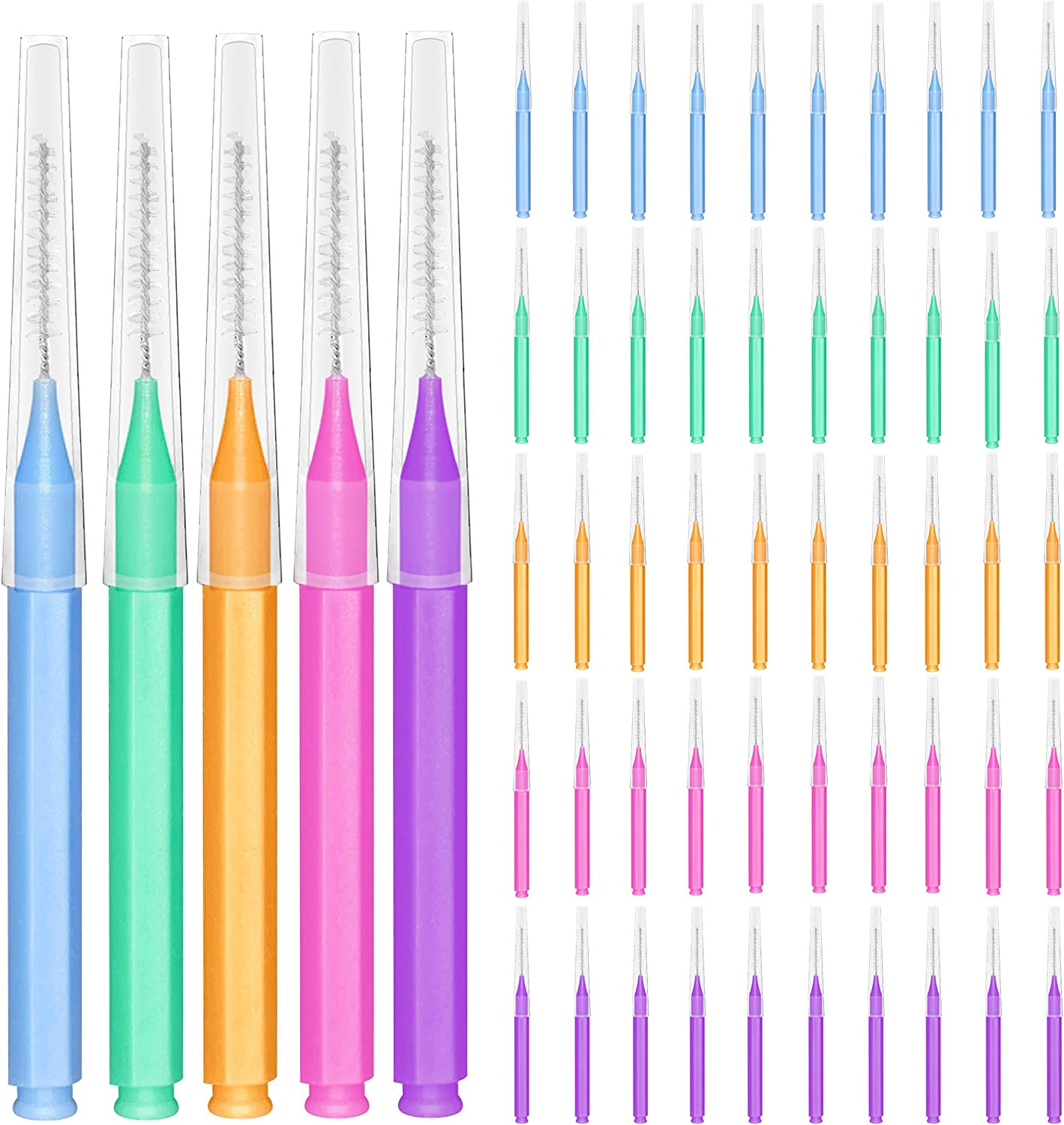 EasyHonor Braces Brush for Cleaner Interdental Brush Toothpick Dental Tooth Flos