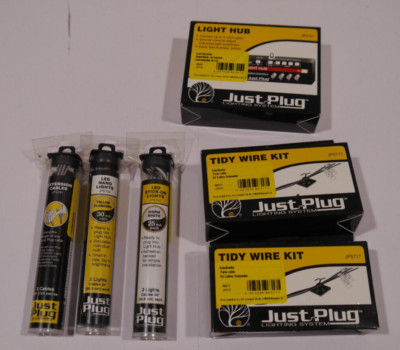 Just Plug Lighting System Light Hub + LED Stick-on Lights + LED Nano Lights + Ca