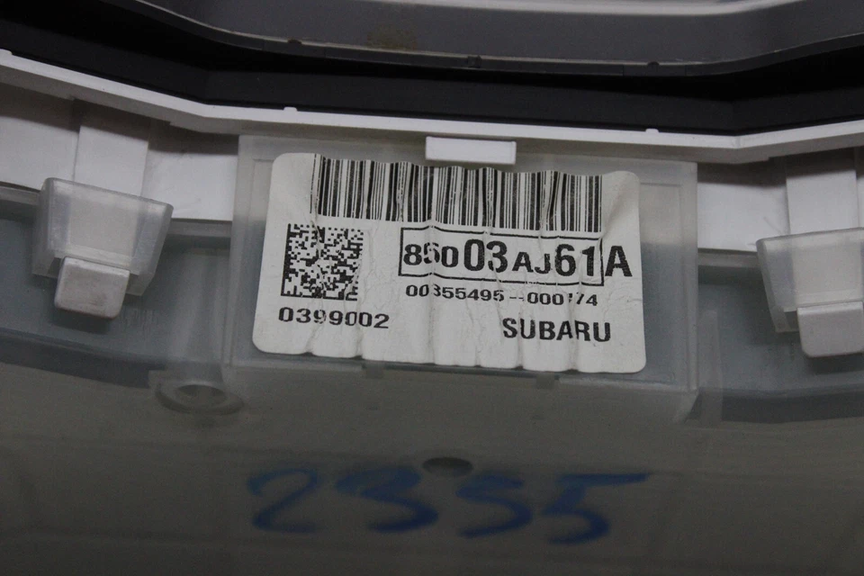 2012 SUBARU OUTBACK SW УНАСЛЕДОВАННЫЙ СПИДОМЕТР КЛАСТЕР АВТОМАТИЧЕСКИЙ 85003AJ61A OEM 173K - Изображение 4 из 4