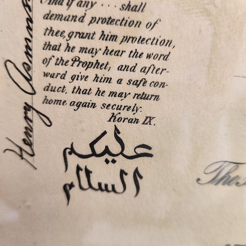 Kaiserlicher Rat alter arabischer Orden 1943 Zweiter Weltkrieg versiegelt Ägypten Freimaurer antiker Rahmen - Bild 11 von 11