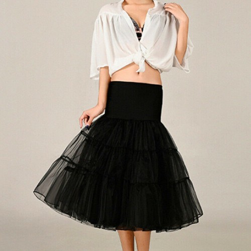 50s Retro Mesh Under Skirt 67cm Swing Tutu Petticoat Rockabilly Tulle Skirt AU - Imagen 5 de 17