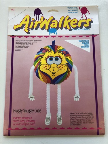 LOT 3 Halloween Air Walker Pumpkin Eenie Meanie Huggly Balloon Anagram 1987 New - Picture 3 of 12