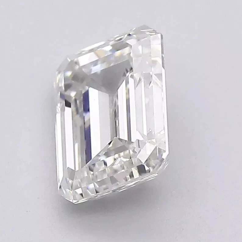 14.5 Ct Loose Moissanite Emerald Cut 12x16 mm D Color, IF Clarity, AGL Certified - Image 3 of 4