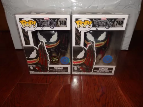 Funko Pop! Marvel: Winged Venom #749 GITD Chase + PIAB EXC + Pop Protector!!