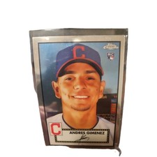 2021 Topps Chrome Platinum Anniversary - #66 Andres Gimenez Rookie RC Guardians