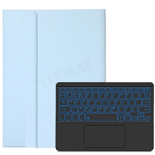 Schutzhülle mit Beleuchtete Touchpad Tastatur Maus für Samsung Galaxy Tab S9 FE - Bild 35 von 74