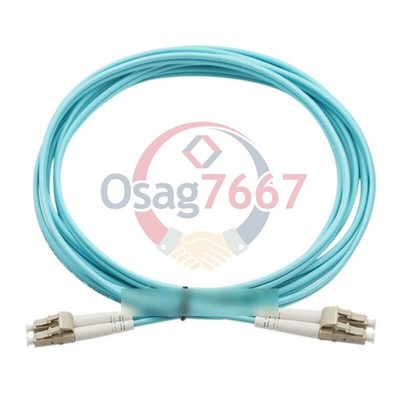 LC-LC UPC Multi-Mode OM3 10GB Cable Duplex Fiber Optical Jumper Patch Cord 5m #l