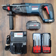 Bosch Bulldog GBH18V-26D 18V Brushless Hammer Drill Set w/ 8Ah Batt/Charger/Bits