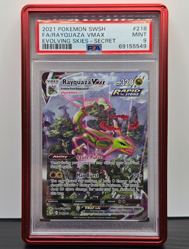 Rayquaza VMAX graded PSA 9 for sale on eBay