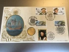 GB STAMPS BENHAM FAUX COIN / MEDALLION FIRST DAY COVER HENRY VII ANGEL TYPE 2