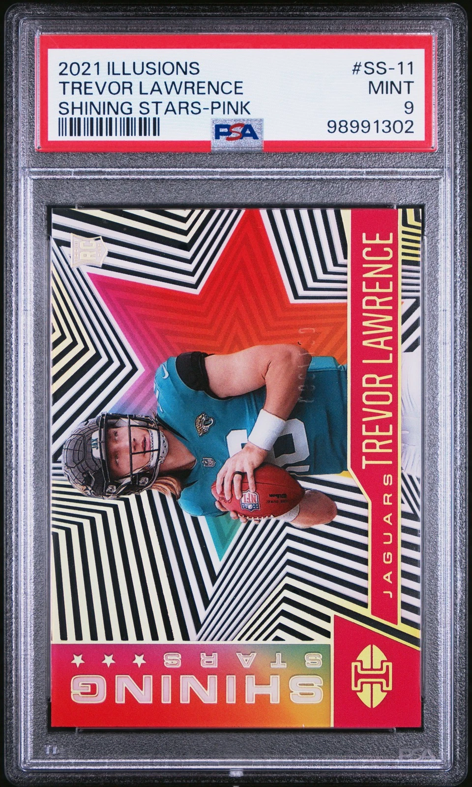 Trevor Lawrence Panini Illusions Shining Stars #SS11 Pink