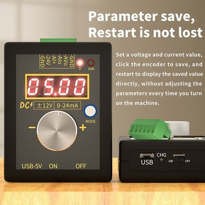 Current Transmitter Electrical Maintenance 4-20mA Output Aluminum Knob