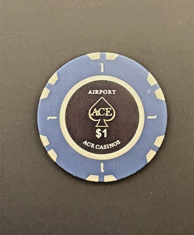 $1 casino chip Ace Casino Airport in Calgary, Alberta Canada - good condition!