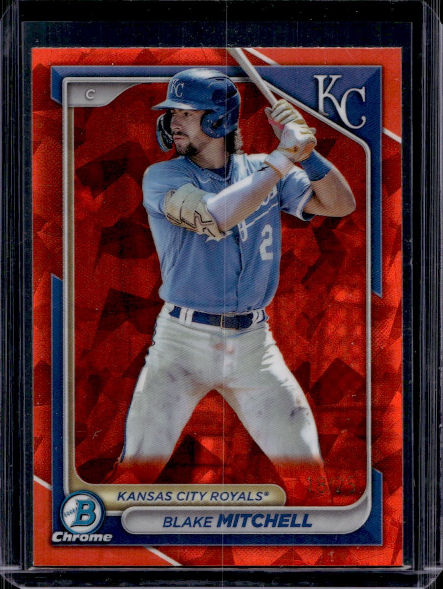 Blake Mitchell 2024 Bowman Chrome Sapphire Edition #BCP-117 Orange /25