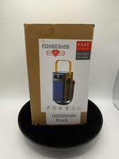 POWER BANK 100000mAh Black Fast-Charging Power Bank