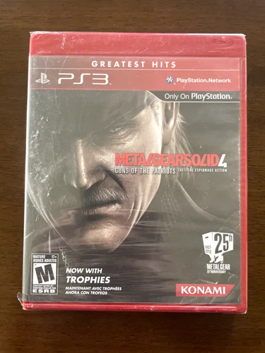 Metal Gear Solid 4: Guns of the Patriots (Sony PlayStation 3, 2008) SEALED NEW