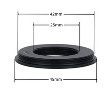 C-M42x0.75 5mm Flange Mount Adapter Ring for DIY Cine Lens Modification