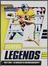 2021 Panini Contenders Draft Picks #6 Brett Favre Campus Legends