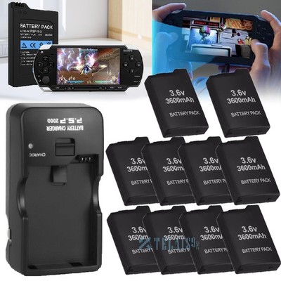 Lot 3600mAh Replacement Battery Pack for PSP Slim 2000 2001 2006 3000 3001 3006
