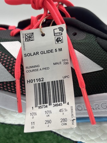 Size 11 - adidas SolarGlide 5 Carbon Silver Metallic Turbo - Bild 6 von 6
