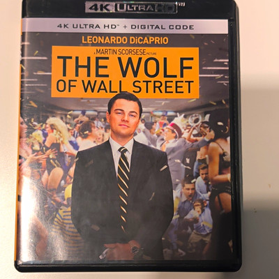The Wolf of Wall Street 4K UHD Blu-ray + Digital Copy R English Scorsese
