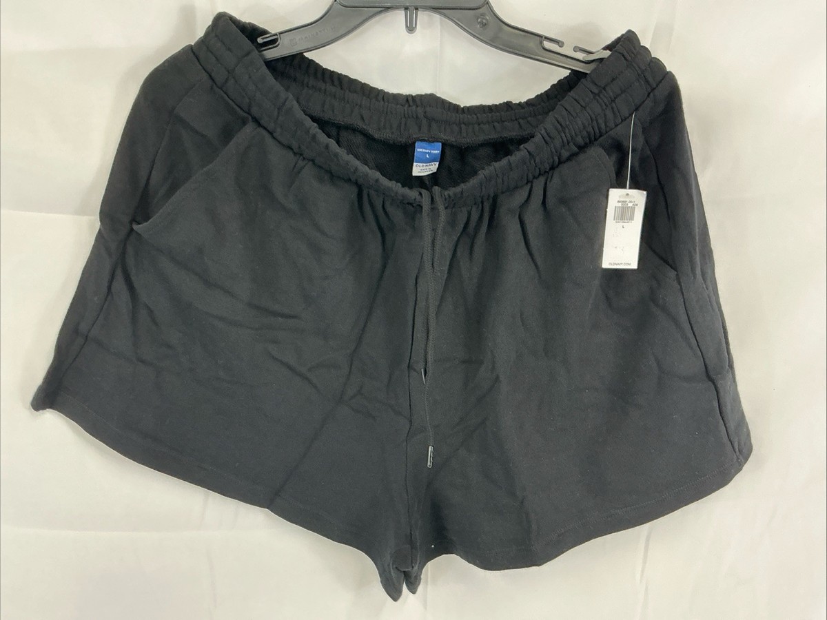 NWT Old Navy So Comfy Terry Large Black Shorts Sweat Shorts | eBay