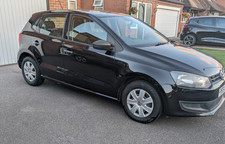 Volkswagen Polo 1.2 Petrol Manual 5 Door Black 12 MONTHS MOT