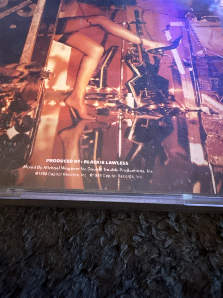 W.A.S.P. - Inside the Electric Circus CD 1986 Capitol Heavy Metal Foto 3 de 4