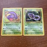 Pokémon Common Fossil Trading Cards - Ekans 46/62 & Arbok 31/62