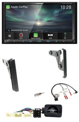 Kenwood Bluetooth USB 2DIN Lenkrad TMC DAB Navigation für Toyota FJ ab 2007