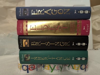 4 Vols!! THE INHERITANCE CYCLE SET Christopher Paolini ~ Hardcover 1st Editions