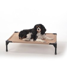 All Weather Pet Cot Tan Medium 32 X 25 X 7 Inches