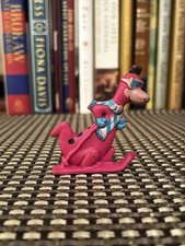 The Flintstones 3" Dino Dinosaur Figurine Skiing 1991 Fruity Pebbles Cereal