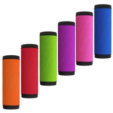 Suitcase Handle Wraps, 6 Pack Neoprene Handle Wraps, Bright Luggage Identifie...