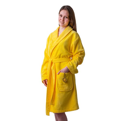 Batas Milk&Moo para mujer, bata para mujer, 100 % algodón, albornoz para mujer, hasta la rodilla - Imagen 5 de 9