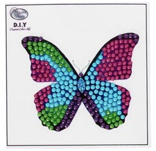 Craft BuddyUS CAMK-31  63: Set of 2 Crystal Butterfly Stickers
