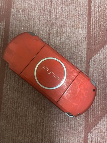 Red Sony PSP 3000 Handheld Gaming Console with Charging Port Tested and Working - Picture 8 of 12
