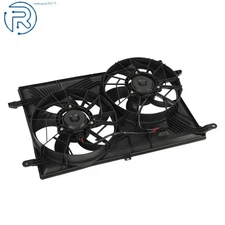 For GMC Acadia 2.5L 3.6L 2007-2017 23434158 Radiator Dual Cooling Fan Assembly