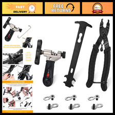 Bicycle Chain Repair Tool Kit - Master Link Pliers, Chain Breaker Wear Indicat
