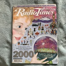 RADIO TIMES Xmas 1999 - New Years 2000 TV Christmas Millennium BBC London Issue