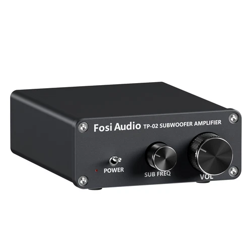 Fosi Audio TP-02 Subwoofer Amplifier Mini Digital Sub Bass Integrated Amp 220W