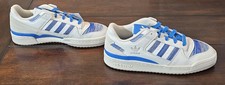 Adidas Forum Low CL Sneakers Men's Size 11 Cloud White/Blue Bird/Royal Blue