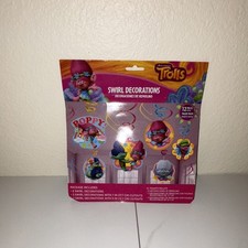 DreamWorks Trolls Swirl Hanging Decorations 12 Piece Birthday Party Poppy