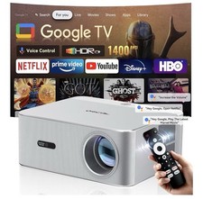 Projector 4K【Official Google TV/1400ANSI】OSCAL PV800Pro Smart Projector 4K 1080p