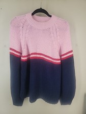 Xirena Large Chunky Knit Soft Alpaca Bleand Knit Sweater